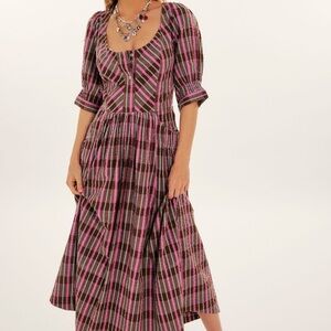 Free People plaid dress